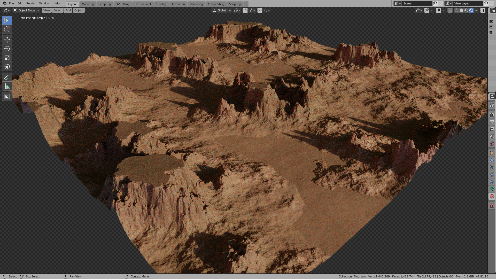 Fully Procedural Landscape #2 preview image 1